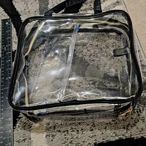 Aimee Kestenberg Clear Cosmetic Makeup Concert Top Handle Bag Women